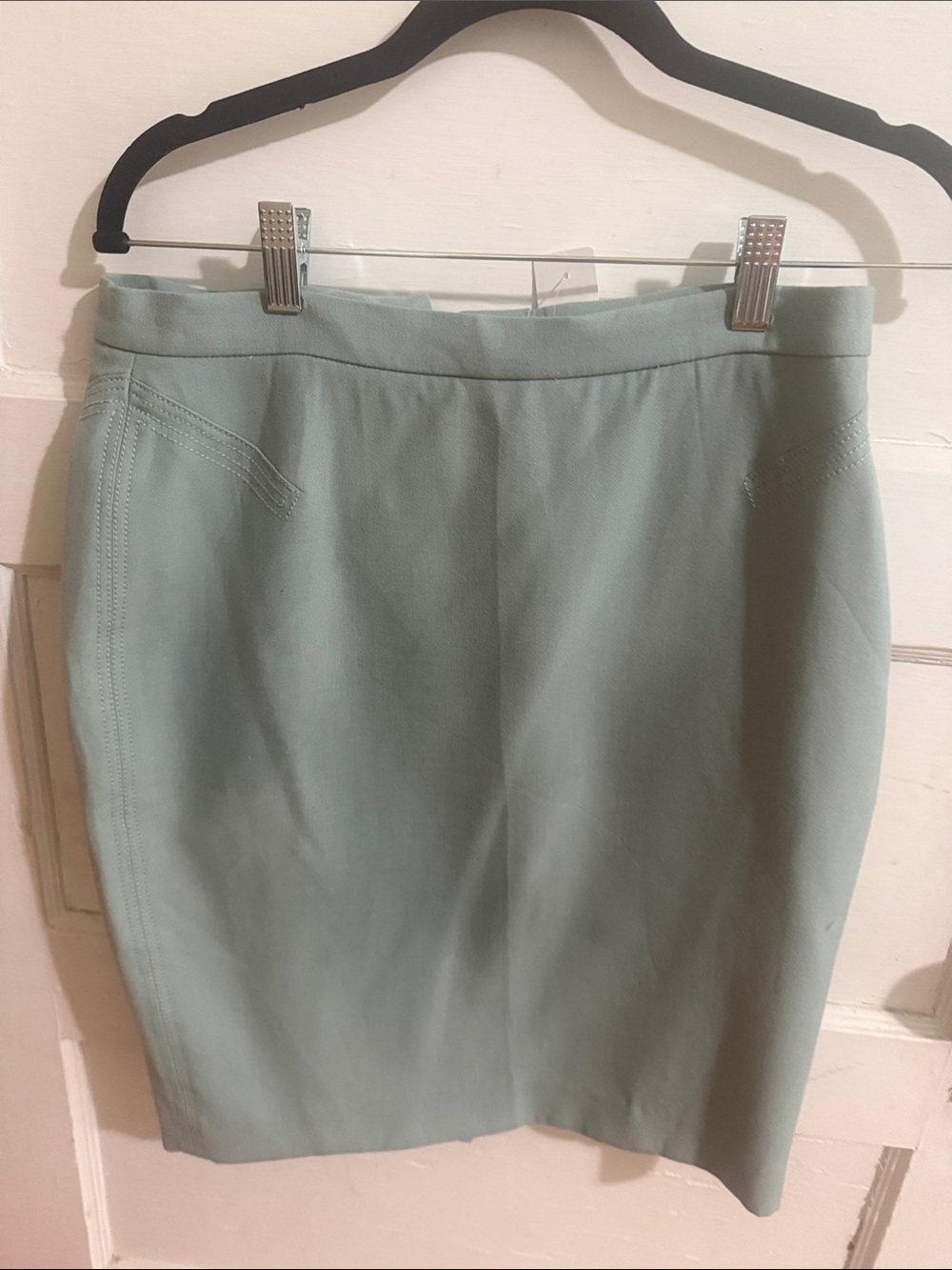 LOFT Mint Green Pencil Skirt